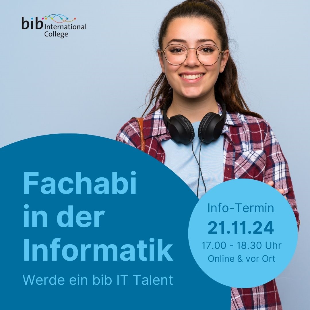 poe IT Talent_Plakat für Infoveranstaltung_Fachabitur mit IT-Schwerpunkt